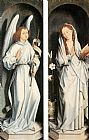 Hans Memling Canvas Paintings - Annunciation